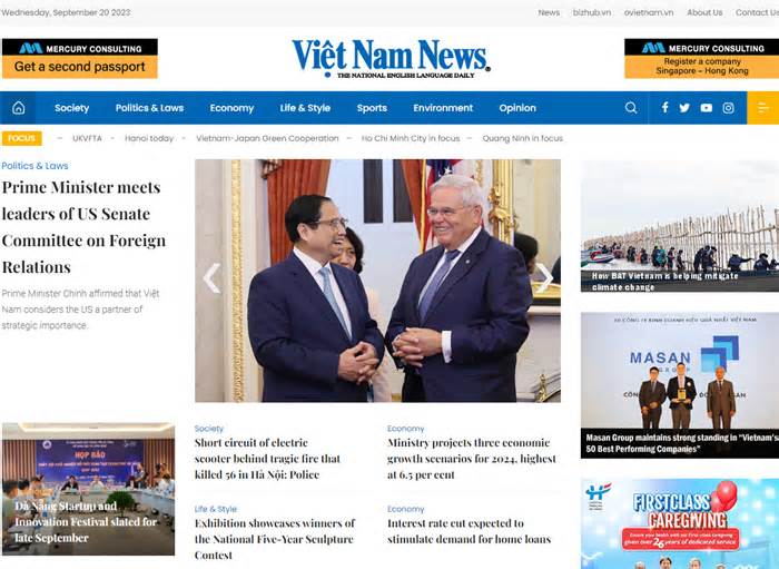 Báo Việt Nam News thông báo tuyển dụng phóng viên Tiếng Anh