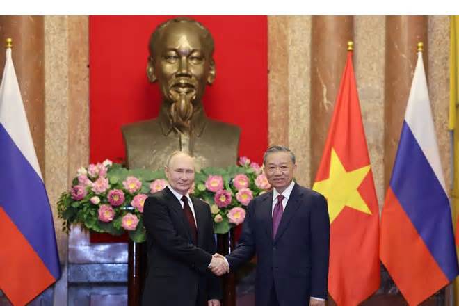 Việt Nam - Nga mong muốn thúc đẩy hợp tác trong lĩnh vực quốc phòng - an ninh