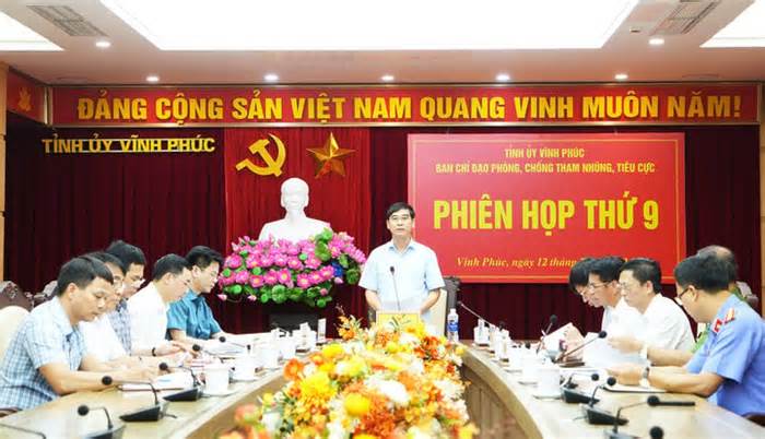 Vĩnh Phúc: Đề nghị đưa một số vụ án vào diện theo dõi, chỉ đạo