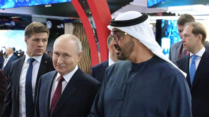 Tổng thống Nga và UAE khẳng định củng cố quan hệ song phương