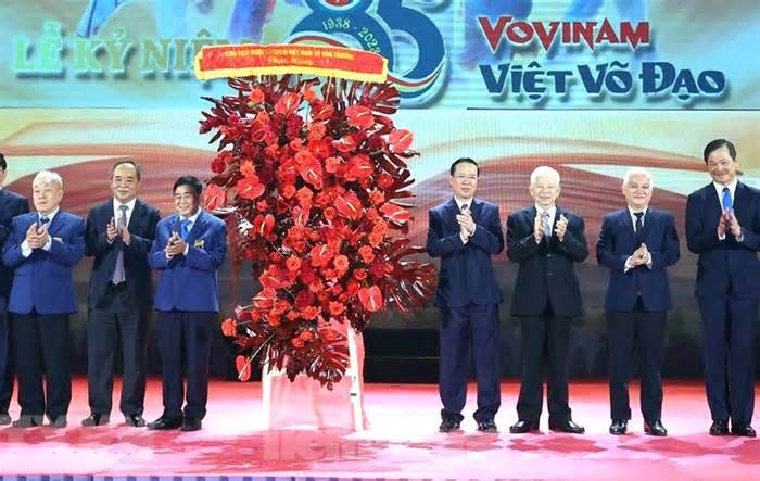 Chủ tịch nước Võ Văn Thưởng dự kỷ niệm 85 năm thành lập Vovinam-Việt võ đạo