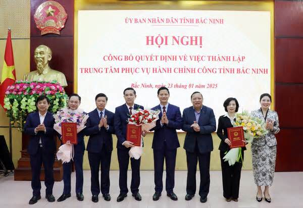 Bắc Ninh thành lập Trung tâm Phục vụ Hành chính công