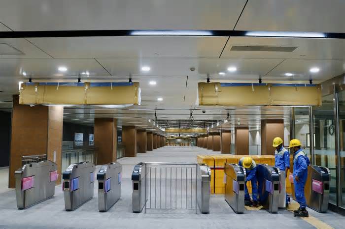 Thêm hai lối thoát hiểm tại ga ngầm lớn nhất tuyến metro Bến Thành – Suối Tiên