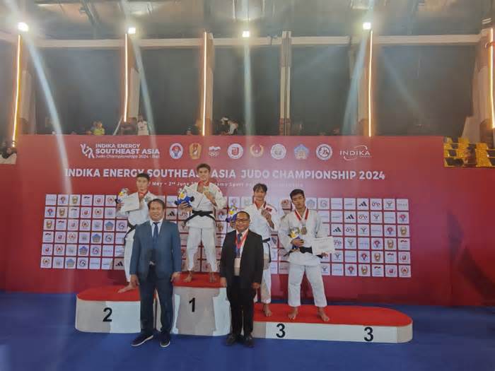 Judo Việt Nam thắng lớn tại giải vô địch Đông Nam Á 2024