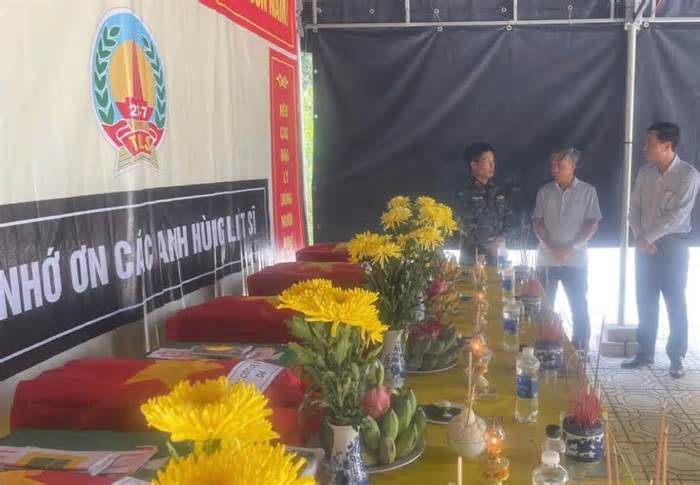 Mở rộng tìm kiếm, phát hiện thêm 2 hài cốt liệt sĩ ở Bản Chùa