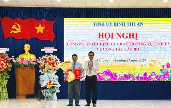 Phó Giám đốc Sở Tư pháp Bình Thuận làm Bí thư huyện đảo Phú Quý