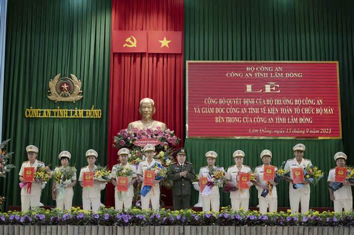 Công an tỉnh Quảng Ninh, Lâm Đồng điều động, bổ nhiệm 61 lãnh đạo đơn vị