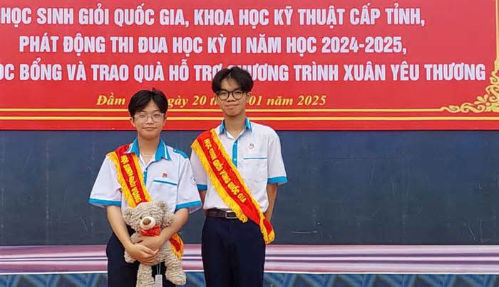 Học trò vùng sâu đạt giải học sinh giỏi quốc gia