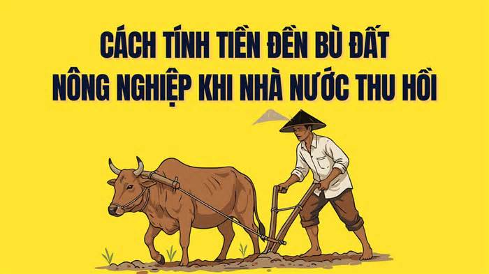 Tiền đền bù đất nông nghiệp khi Nhà nước thu hồi được tính ra sao