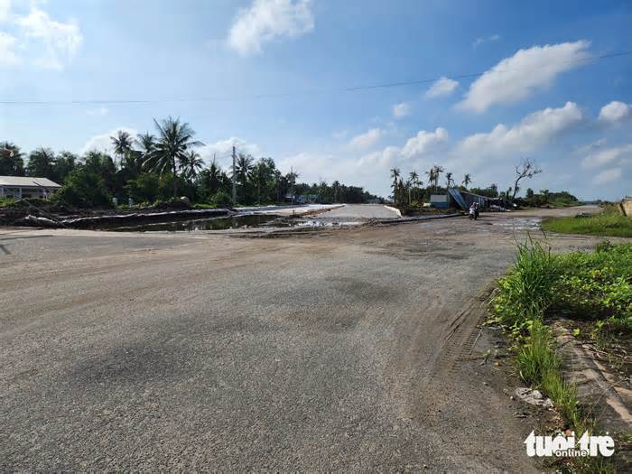 Kiên Giang: Đường 3/2 nối dài ven biển đang chậm tiến độ vì thiếu cát