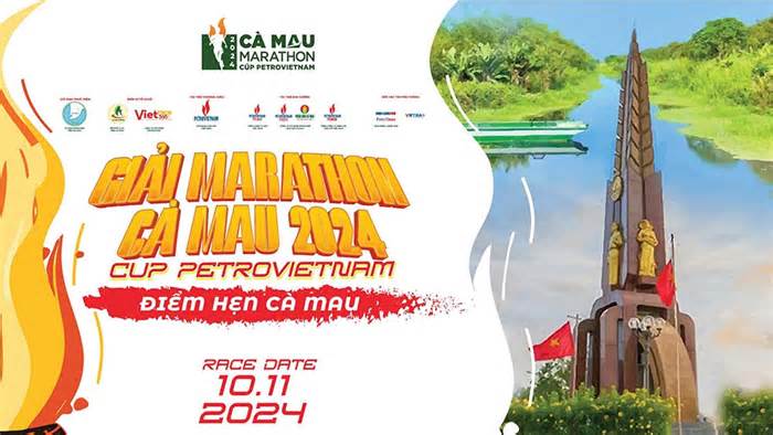 6.000 vận động viên tham dự giải marathon Cà Mau 2024