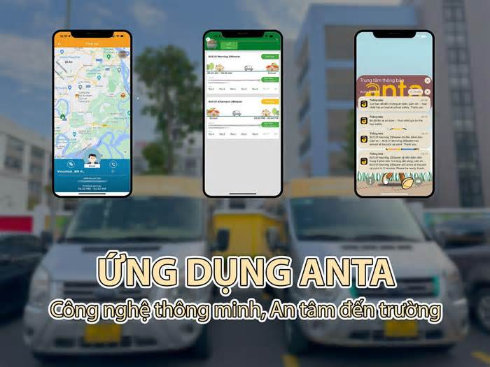 Phụ huynh an tâm cho con đi học bằng xe buýt với ứng dụng thông minh