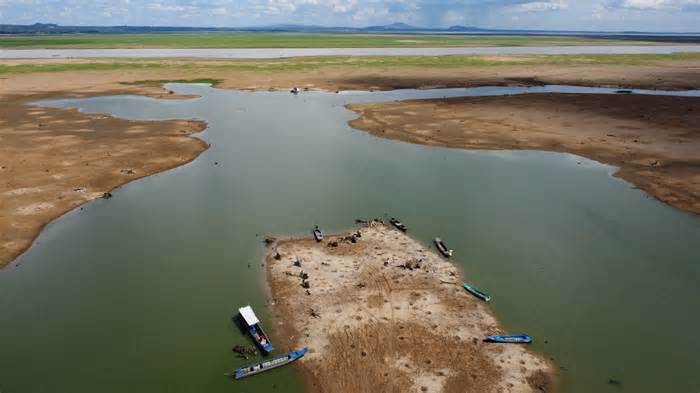 Khô hạn kéo dài, Đồng Nai nghiên cứu nạo vét vùng bán ngập hồ Trị An