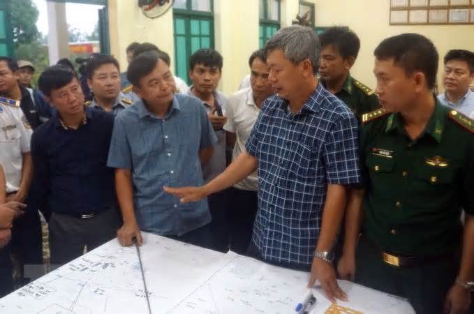 Quảng Nam: Quyết liệt tìm kiếm ngư dân gặp nạn trên biển