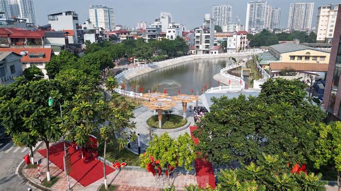 Quận Long Biên tiếp tục khánh thành và đưa công viên gần 20 tỷ đồng phục vụ nhân dân