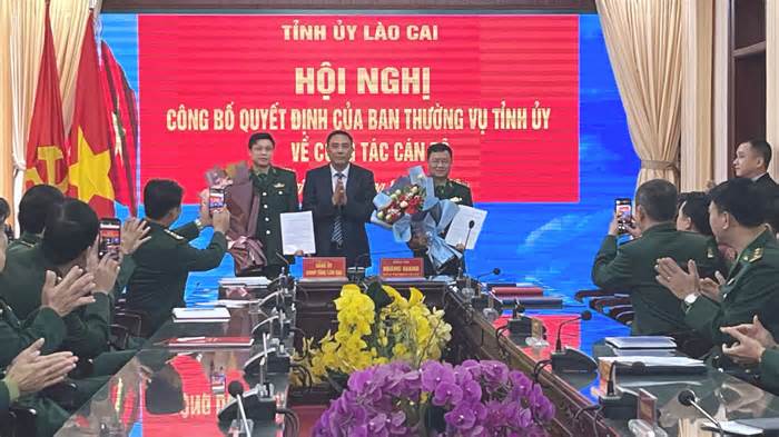 Lào Cai công bố tân Bí thư Đảng ủy Bộ đội biên phòng