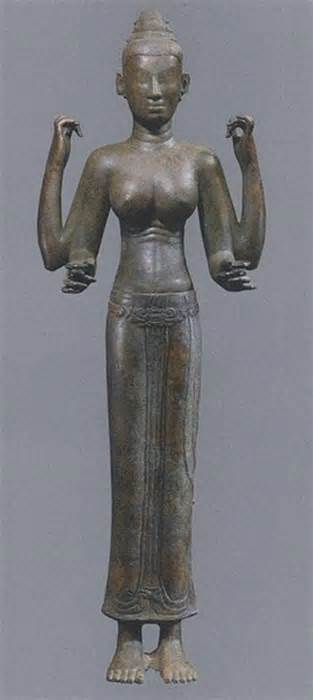 Cổ vật Tượng đồng nữ thần Durga hồi hương