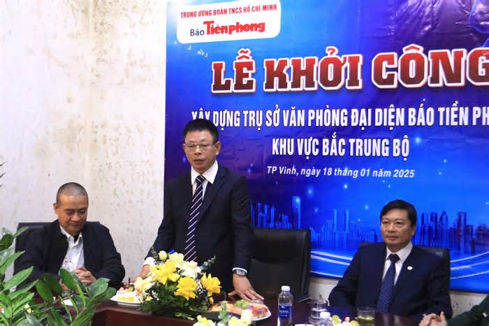 Khởi công xây dựng trụ sở Văn phòng đại diện Báo Tiền Phong khu vực Bắc Trung Bộ