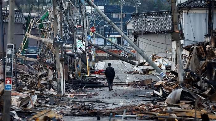 Số người chết vì động đất ở Nhật Bản tăng lên 78
