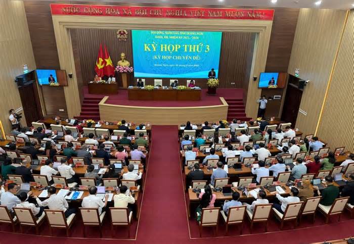 Hội đồng nhân dân tỉnh Quảng Ngãi thông qua Nghị quyết giao biên chế công chức năm 2025