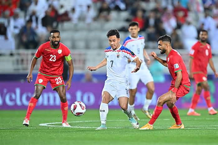 Tuyển Thái Lan giành điểm trước Oman, rộng cửa đi tiếp tại Asian Cup 2023