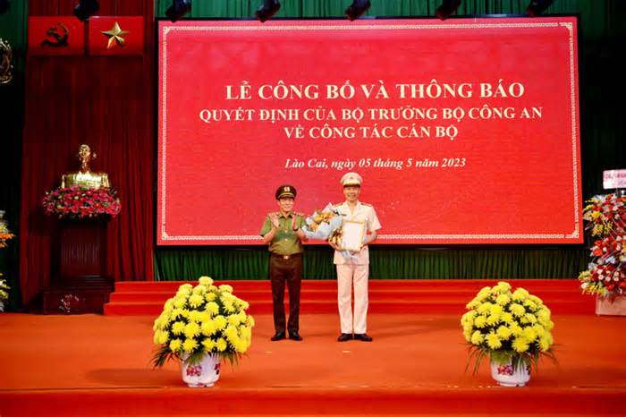 Đại tá Cao Minh Huyền làm giám đốc Công an tỉnh Lào Cai