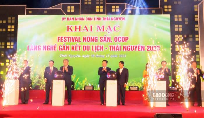 Khai mạc Festival nông sản, OCOP và làng nghề lớn nhất Thái Nguyên