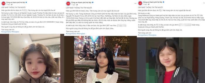 Nhiều gia đình ở Hà Nội trình báo con gái 'mất tích'