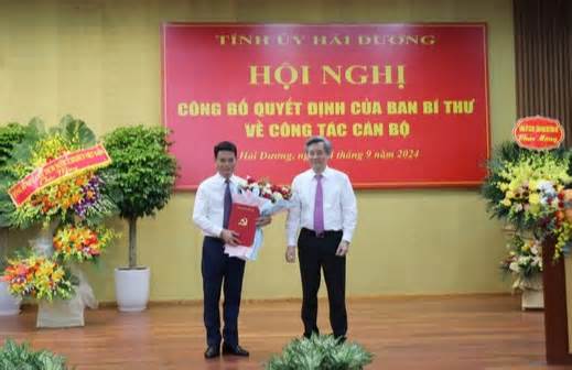 Tư lệnh Cảnh sát cơ động làm Phó Bí thư Tỉnh ủy Hải Dương