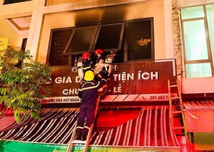 Hiện trường vụ cháy ở Thanh Hóa khiến hai trẻ tử vong