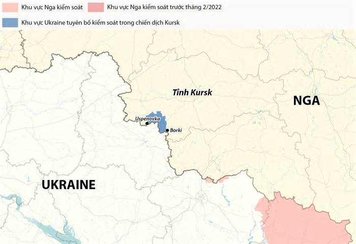 Nga tuyên bố giành lại thêm hai khu dân cư ở tỉnh Kursk