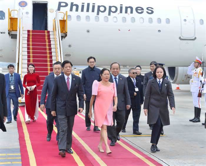 Chào đón Tổng thống Philippines Ferdinand Marcos Jr và phu nhân thăm Việt Nam