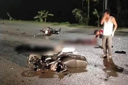 Tai nạn xe máy khiến 2 người tử vong tại chỗ ở Hòa Bình