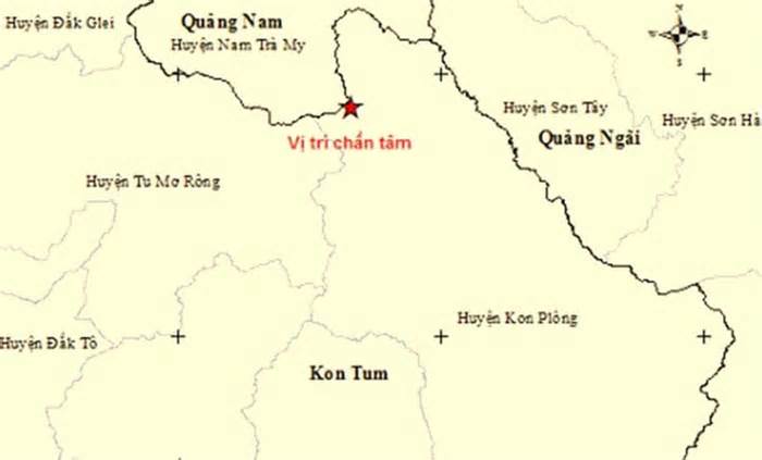 7 trận động đất tại Kon Tum trong ngày 16/3, lớn nhất 3,9 độ richter