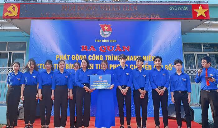 Tuổi trẻ Bình Định, Quảng Nam ra quân các tổ công nghệ số