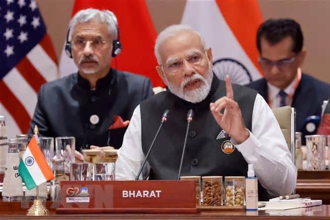 Thủ tướng Ấn Độ dùng từ “Bharat” thay cho 'India' trong bảng tên G20