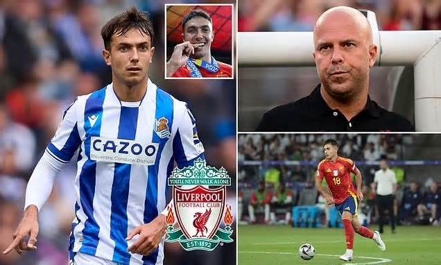 Sociedad mở toang cửa cho Zubimendi đến Liverpool