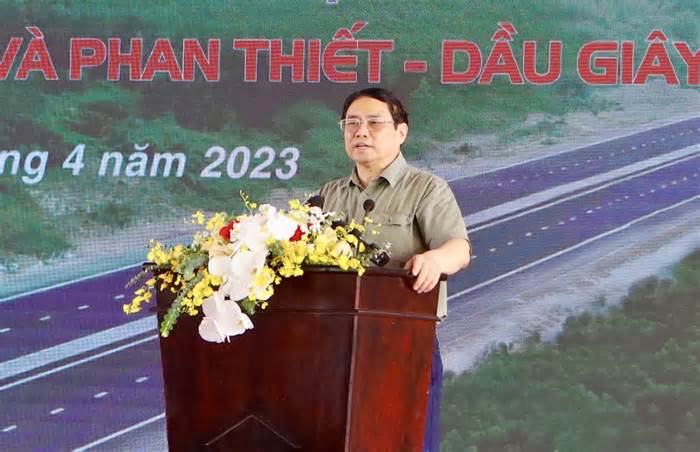 Thủ tướng Phạm Minh Chính dự khánh thành cao tốc Phan Thiết - Dầu Giây