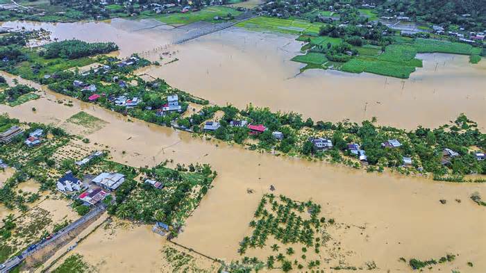 Nơi bị ngập lụt sâu ở Đà Nẵng