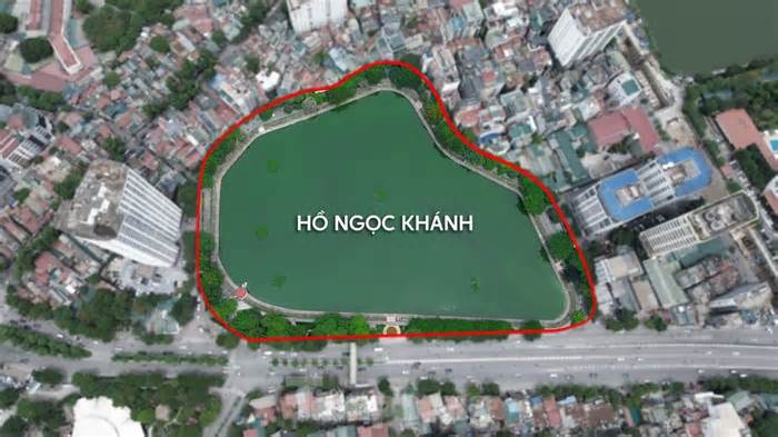 Cận cảnh khu vực quanh hồ Ngọc Khánh sẽ thành phố đi bộ mới ở Hà Nội