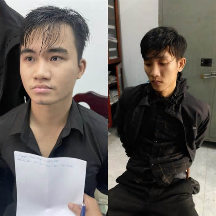 Camera ghi lại cảnh hai nghi phạm cướp ngân hàng ở Đà Nẵng