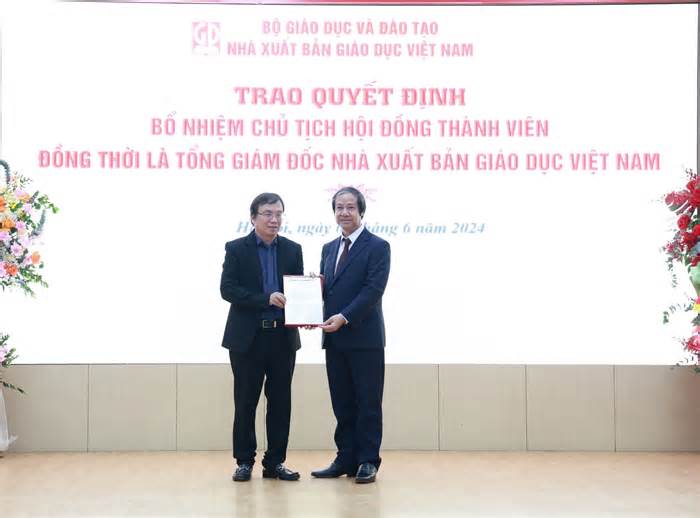 Bổ nhiệm Chủ tịch Hội đồng thành viên, Tổng Giám đốc NXB Giáo dục Việt Nam