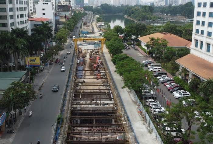 Các ga ngầm metro Nhổn - ga Hà Nội đang thi công ra sao?