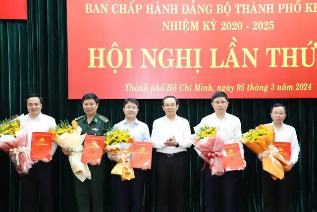 Bổ nhiệm, điều động nhân sự mới ở Hà Nội, TPHCM, An Giang, Tây Ninh