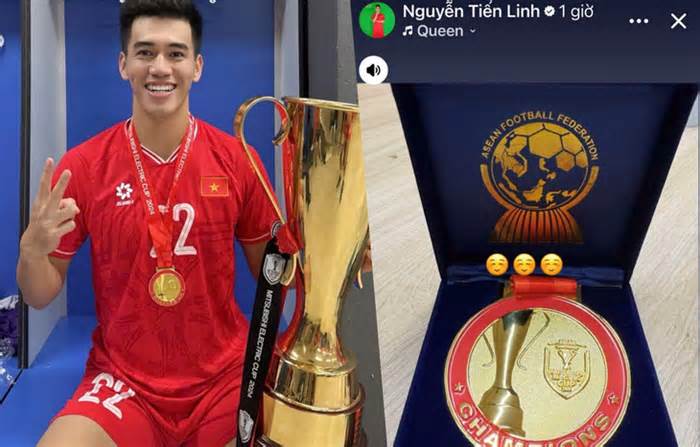 Tiến Linh nhận lại HCV ASEAN Cup 2024 sau 1 tháng