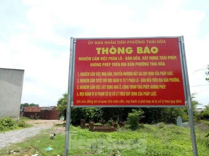 Bình Dương công bố diện tích đất được tách thửa hiệu lực từ tháng 6