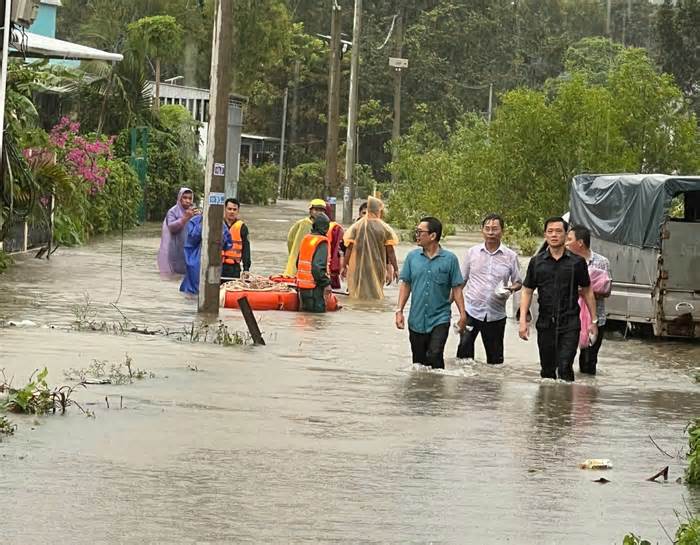 Chủ tịch Phú Quốc thông tin tình mưa ngập, thiệt hại trên đảo