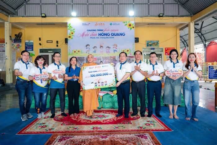 Khu y tế kỹ thuật cao TP.HCM lan tỏa 'Hạnh phúc của sự sẻ chia' tại mái ấm Hồng Quang