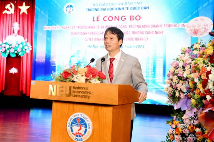 Trường Đại học Kinh tế quốc dân thành lập 3 trường trực thuộc