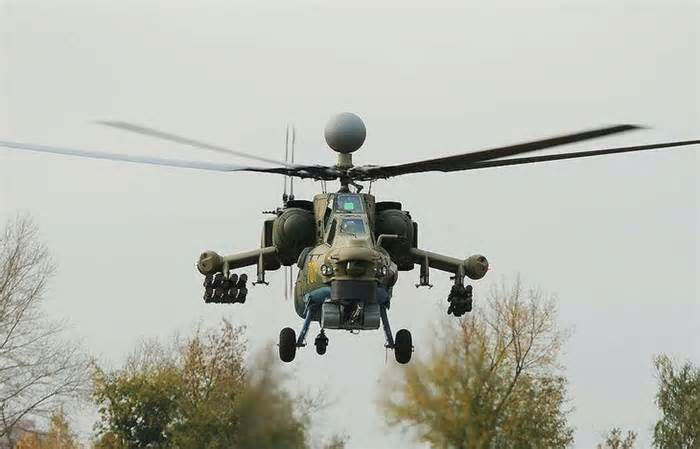 Trực thăng quân sự Mi-28 của Nga rơi, phi hành đoàn tử nạn